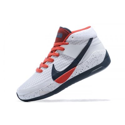 Nike Erkek Kd 13 Beyaz / Lacivert Mavi / Kırmızı Basketbol Ayakkabısı Türkiye - OTPE9G7Q